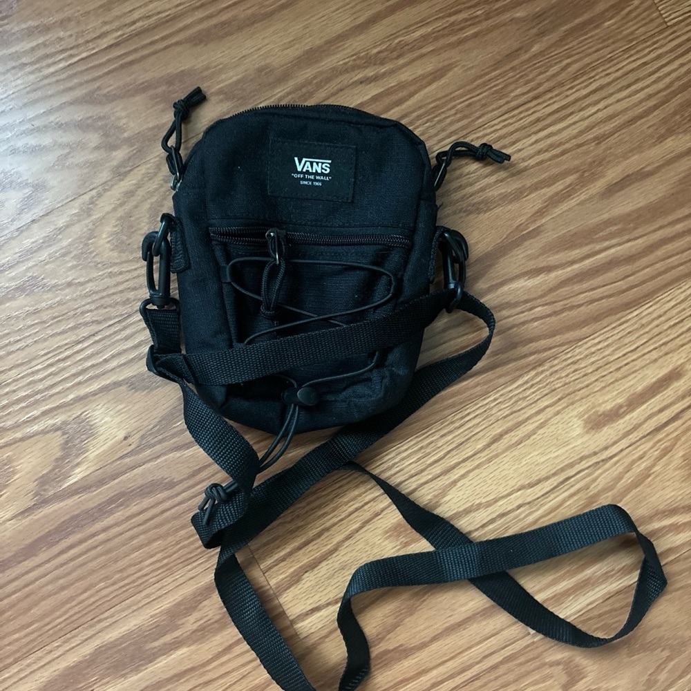 Vans Black Bail Shoulder Crossbody Mini Bag